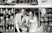 Rachel and John's Wedding and Ice Cream catering by Mister Nice Cream.