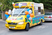 Ice Cream Van of Mister Nice Cream can be hired for weddings!