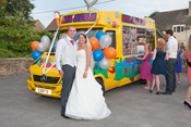 Ice Cream Van for hire in weddings at Oxford in United Kingdom.