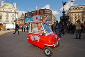 Mister Nice Cream in mini ice cream van.