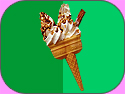 Mister Nice Cream introduces the Choc 'n' Nut Sundae Double Cone Ice Cream