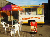 Please take a seat at ice cream seller parlour in Buckinghamshire